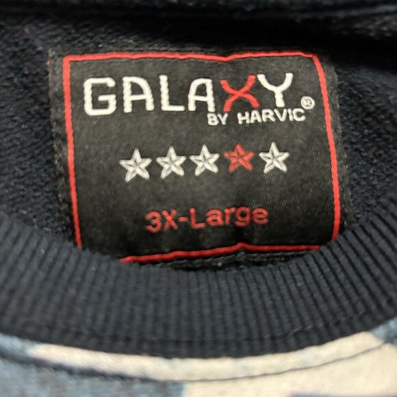 Galaxy by Harvic American Flag Slyline shirt Mens L - Picture 2 of 6